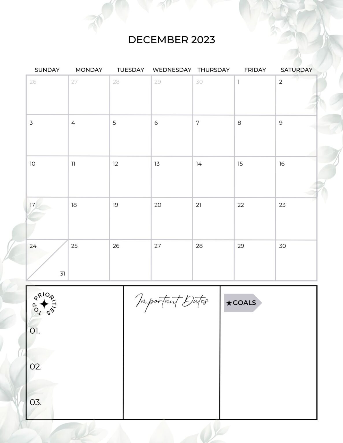 2024 Digital Planner Elegant Eucalyptus The Life With Lori   5 1187x1536 